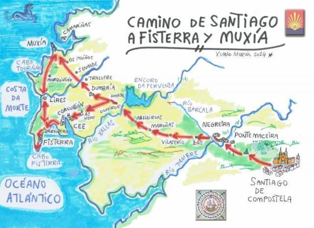 Casa De La Abuela En El Camino De Santiago A Finiesterre ネグレイラ エクステリア 写真